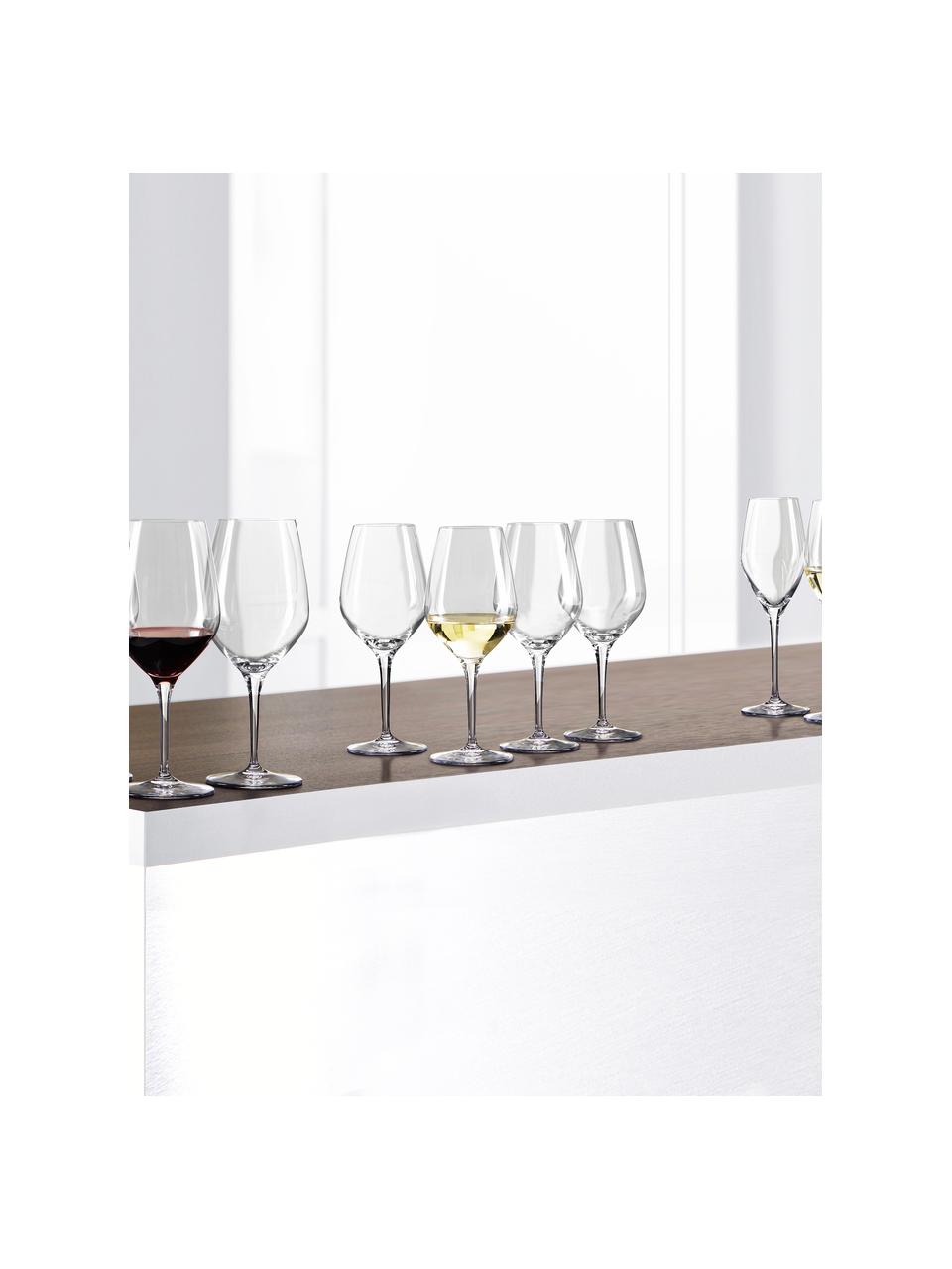 Weingläser Authentis, 12er-Set, Kristallglas, Transparent, Set mit verschiedenen Größen