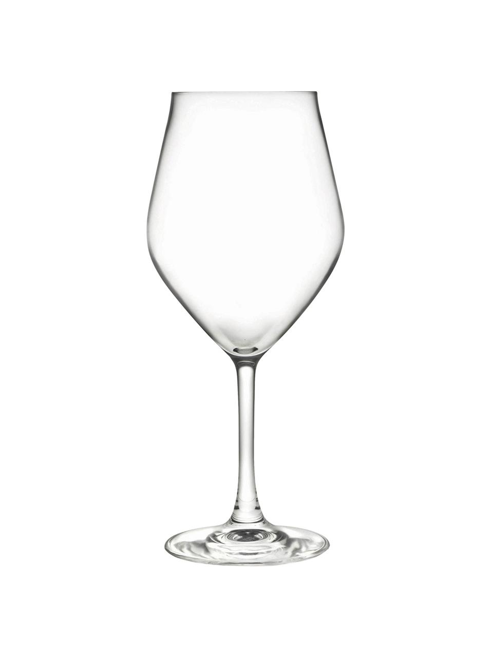 Bicchiere da vino bianco in cristallo Eno 6 pz, Cristallo Luxion, Trasparente, Ø 10 x Alt. 22 cm