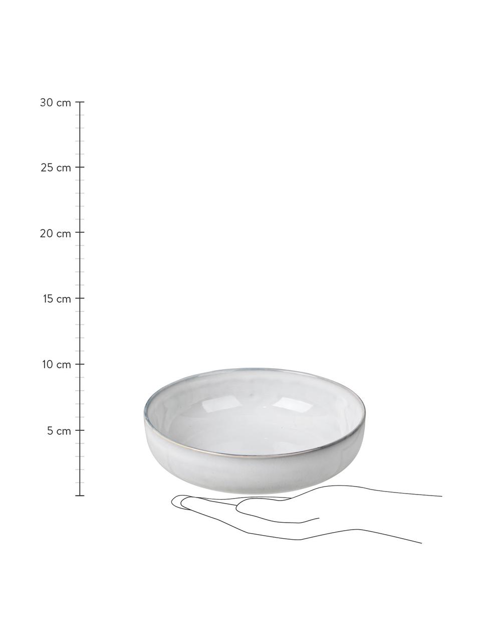 Bol artisanal Nordic Sand, Ø 17 cm, 4 pièces, Grès cérame, Tons gris et beiges, Ø 17 cm