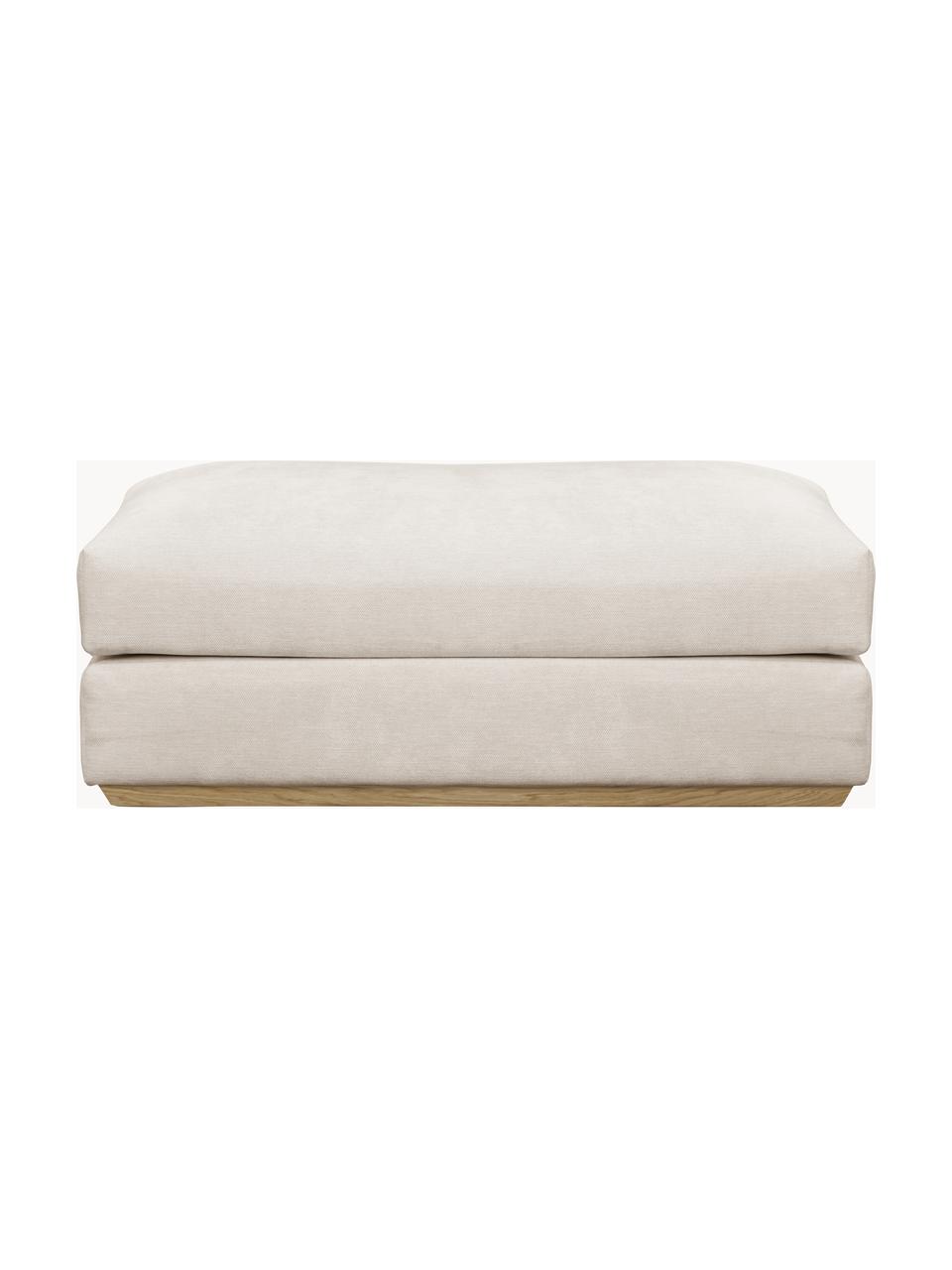 Sofa-Hocker Vienna, Bezug: 100 % Polyester Der strap, Webstoff Beige, B 114 x T 70 cm