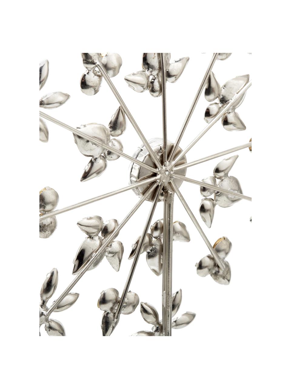 Estrella Árbol de Navidad Juwel, Estructura: metal recubierto, Plateado, An 18 x Al 29 cm