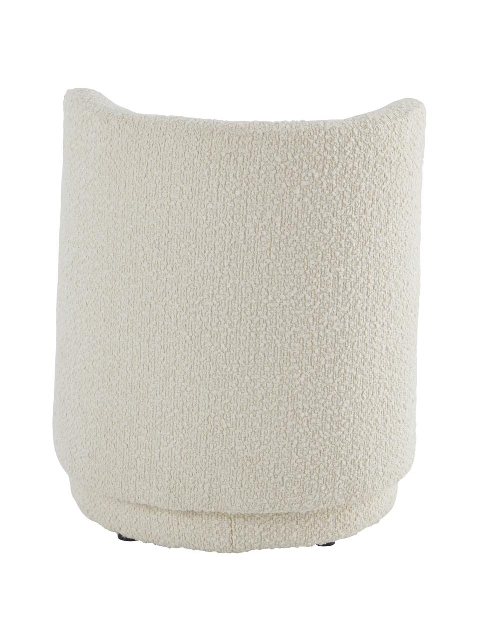 Sillón infantil Watson, Estructura: madera de pino, madera co, Tapizado: poliéster, Blanco, An 44 x Al 52 cm