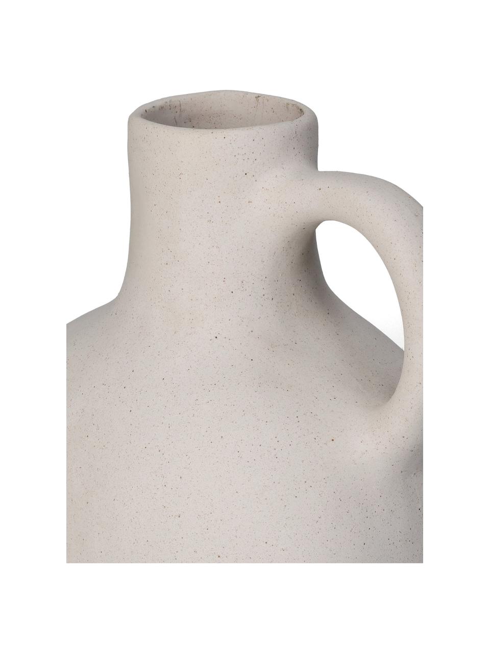 Vaso in porcellana Dom, Porcellana, Bianco crema, Ø 14 x Alt. 25 cm