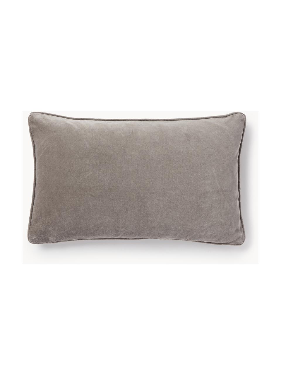 Housse de coussin en velours Dana, 100 % coton

Le matériau est certifié STANDARD 100 OEKO-TEX®, 21.HCN.84376, Hohenstein, Taupe, larg. 30 x long. 50 cm