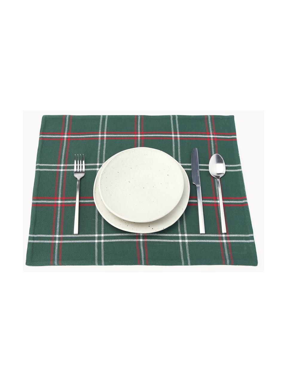 Sets de table à carreaux Aster, 2 pièces, 100 % coton

Le matériau est certifié STANDARD 100 OEKO-TEX®, 1023283-1, Vert foncé, rouge, blanc, larg. 40 x long. 50 cm