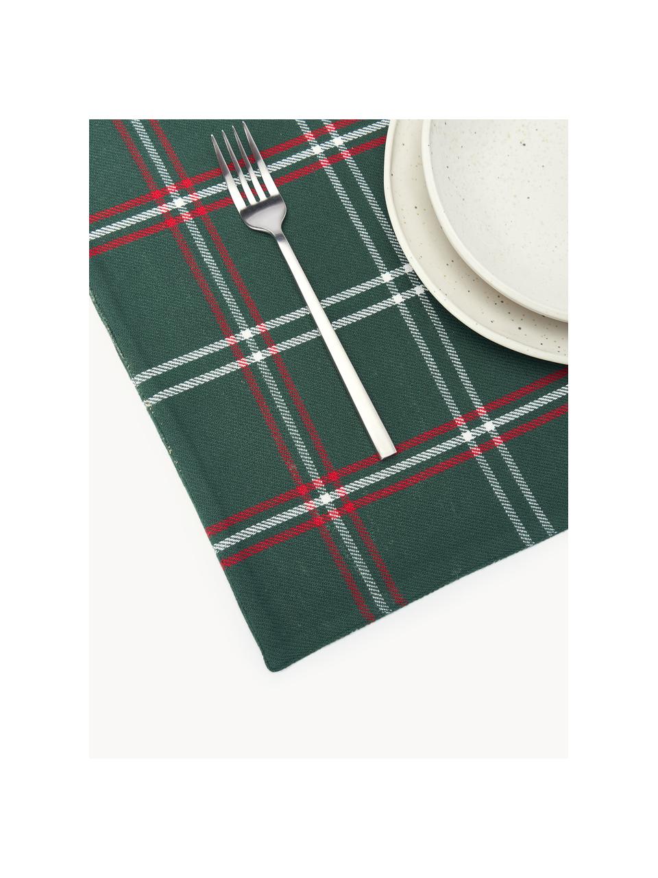 Sets de table à carreaux Aster, 2 pièces, 100 % coton

Le matériau est certifié STANDARD 100 OEKO-TEX®, 1023283-1, Vert foncé, rouge, blanc, larg. 40 x long. 50 cm