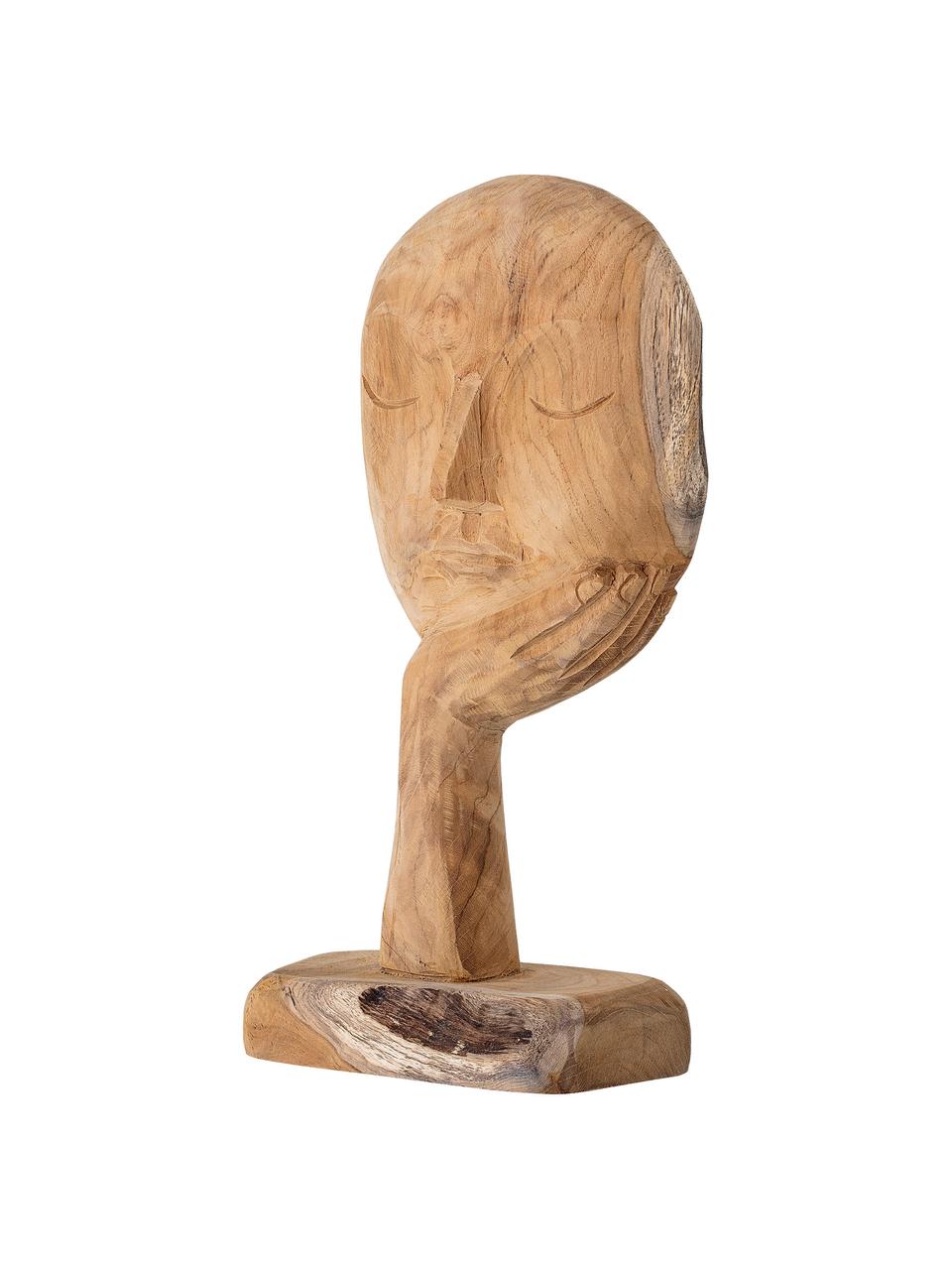 Handgefertigtes Deko-Objekt Thought, Recyceltes Holz, Holz, B 18 x H 35 cm