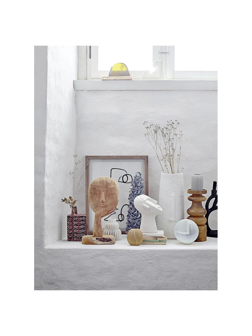 Figura decorativa artesanal Thought, Madera reciclada, Madera, An 18 x Al 35 cm