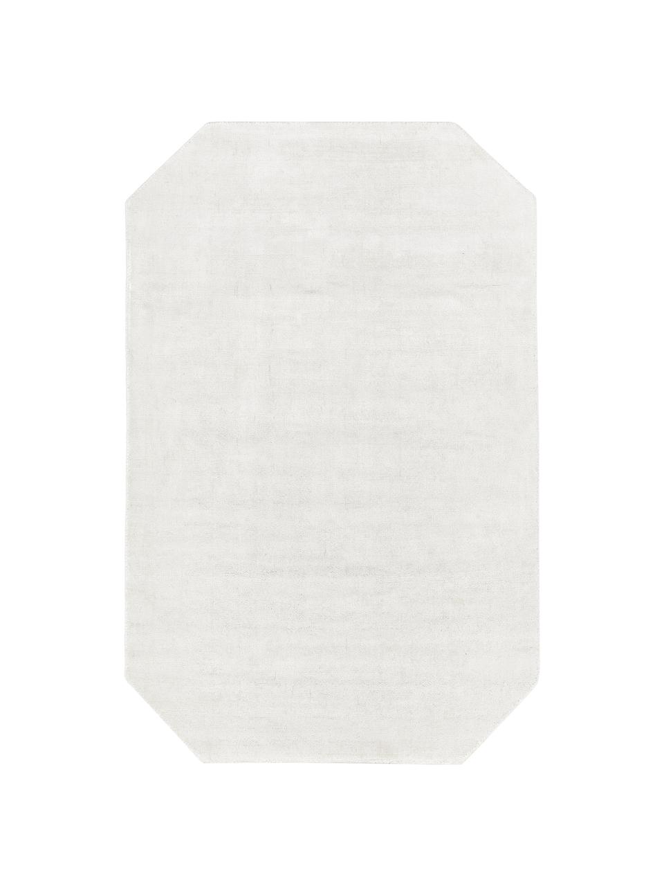 Ručne tkaný koberec z viskózy Jane Diamond, slonovinová kosť, Slonovinová kosť, Š 120 x D 180 cm (veľkosť S)