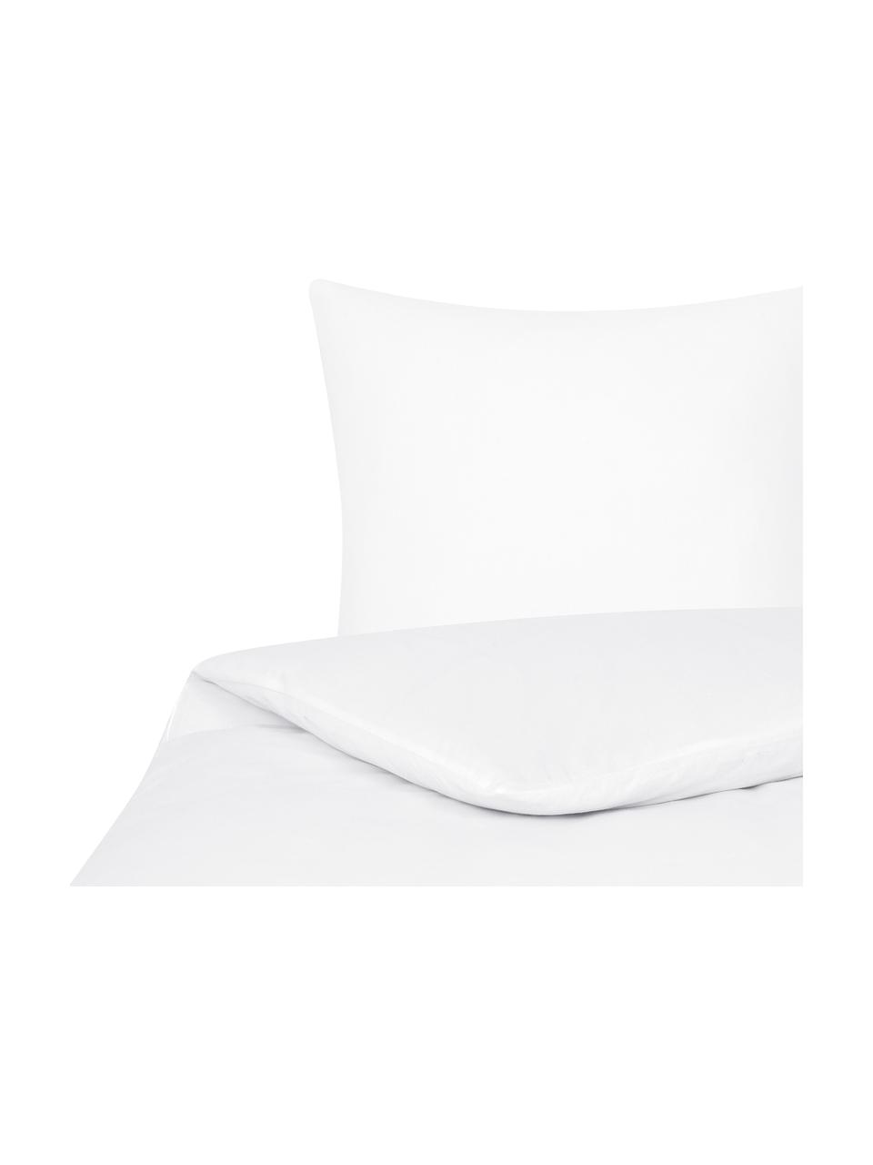 Flanell-Bettwäsche Biba in Weiß, Webart: Flanell Flanell ist ein k, Weiß, 135 x 200 cm + 1 Kissen 80 x 80 cm