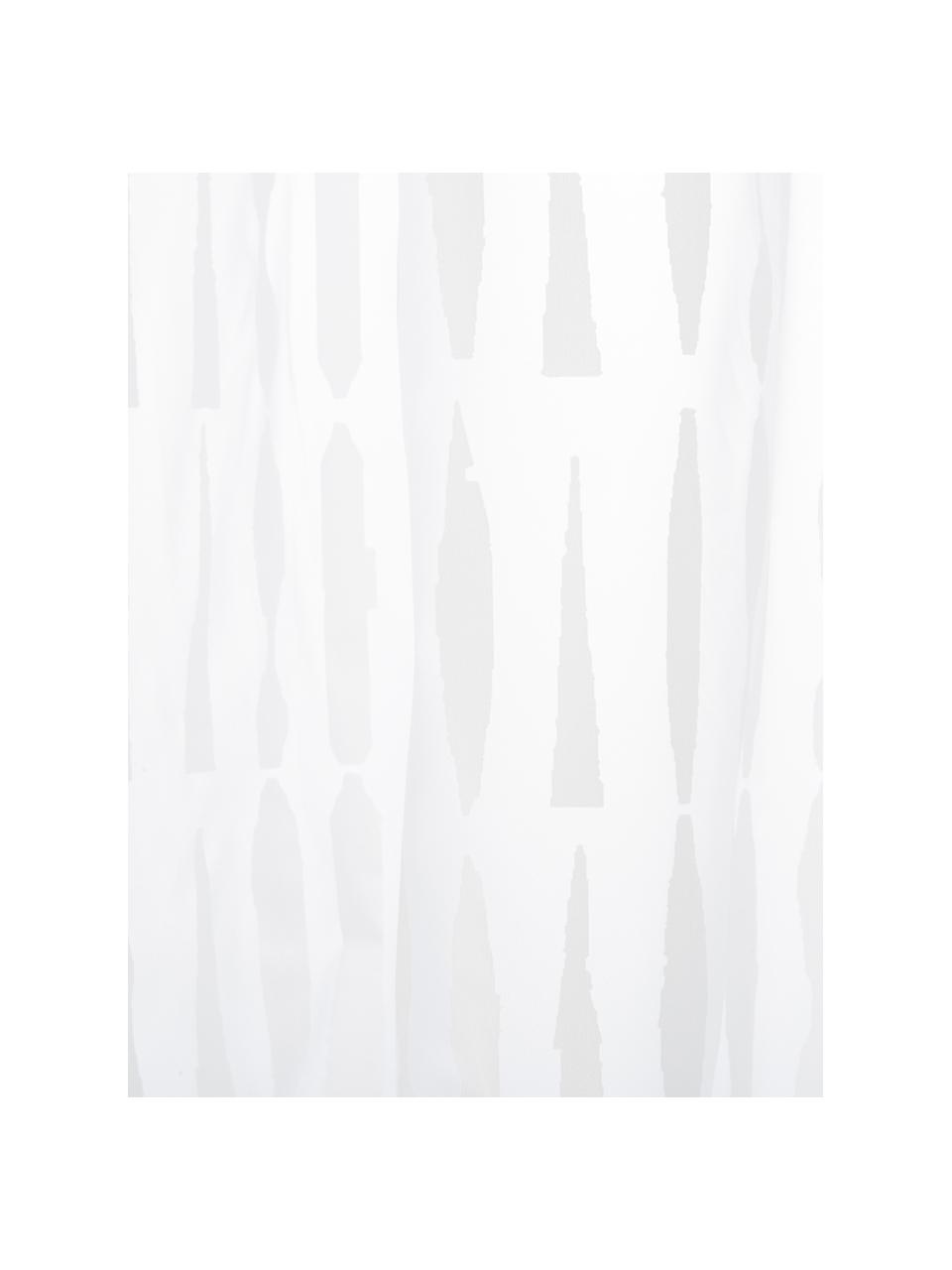 Cortina de baño Zora, Plástico ecológico (PEVA), libre de PVC
Impermeable, Transparente, blanco, An 180 x L 200 cm