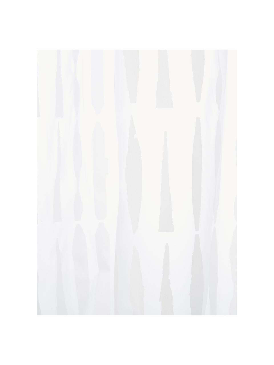 Douchegordijn Zora, Oeko-kunststof (PEVA), vrij van PVC
Waterdicht, Wit, transparant, B 180 x L 200 cm