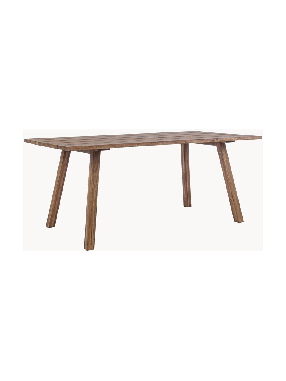 Table de jardin en bois d'acacia Glasgow, 180 x 90 cm, Bois d'acacia, certifié FSC, Bois d'acacia, larg. 180 x prof. 90 cm