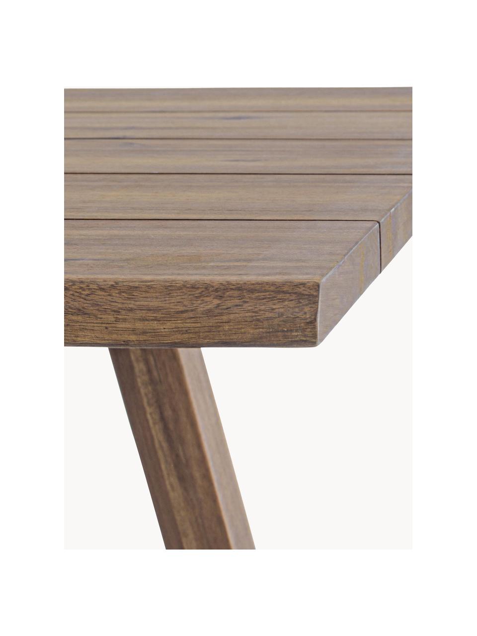 Gartentisch Glasgow aus Akazienholz, 180 x 90 cm, Akazienholz

Dieses Produkt wird aus nachhaltig gewonnenem, FSC®-zertifiziertem Holz gefertigt., Akazienholz, B 180 x T 90 cm