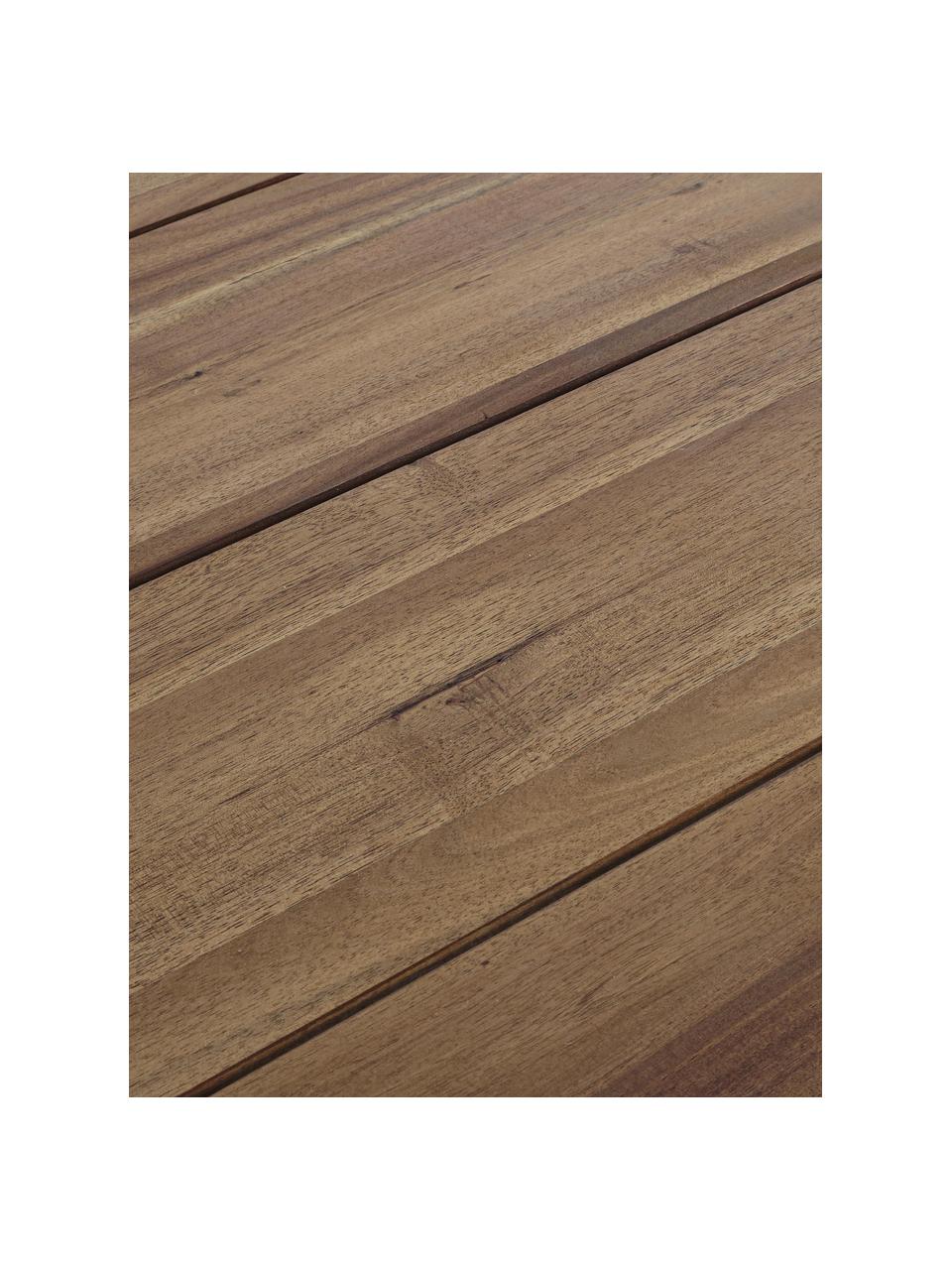 Gartentisch Glasgow aus Akazienholz, 180 x 90 cm, Akazienholz

Dieses Produkt wird aus nachhaltig gewonnenem, FSC®-zertifiziertem Holz gefertigt., Akazienholz, B 180 x T 90 cm