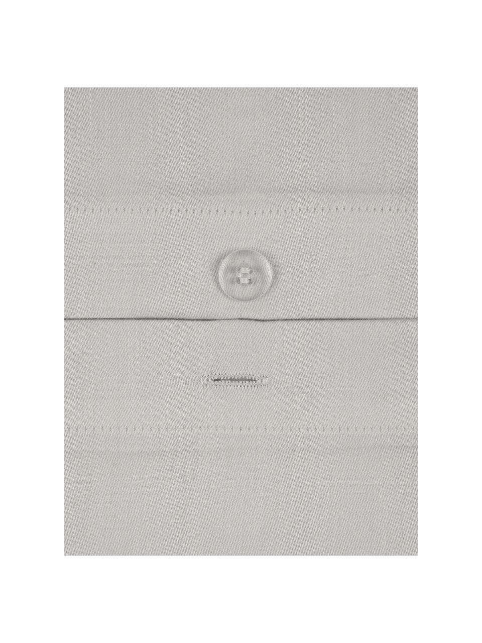 Baumwollsatin-Kissenbezug Comfort in Hellgrau, 50 x 70 cm, Webart: Satin, leicht glänzend Fa, Hellgrau, B 50 x L 70 cm