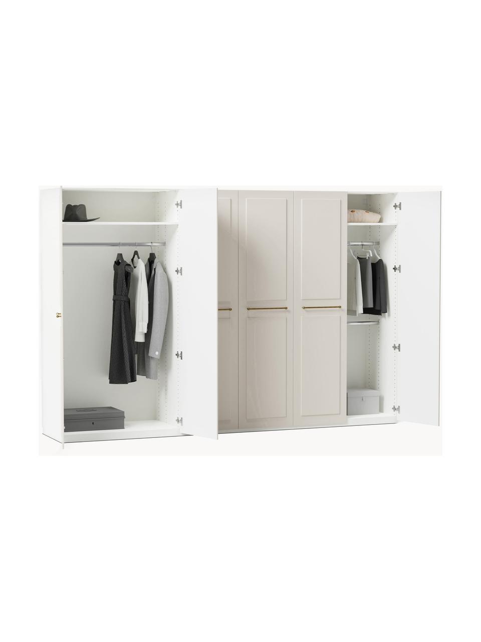 Armoire modulaire à portes battantes Charlotte, larg. 300 cm, plusieurs variantes, Beige, Basic Interior, larg. 300 x haut. 200 cm