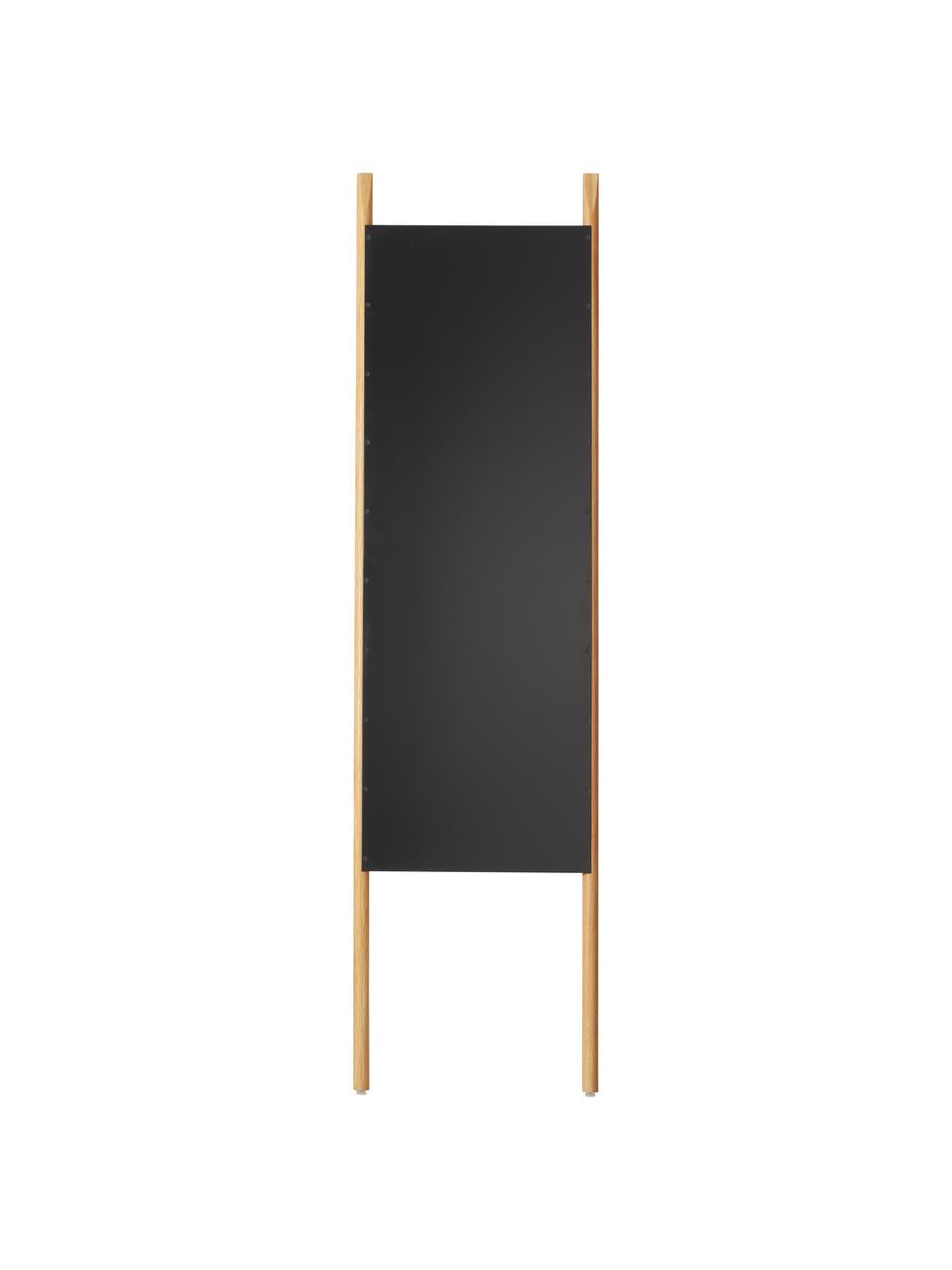 Miroir incliné avec cadre en bois Elin, Bois de chêne, Larg. 45 cm, haut. 170 cm