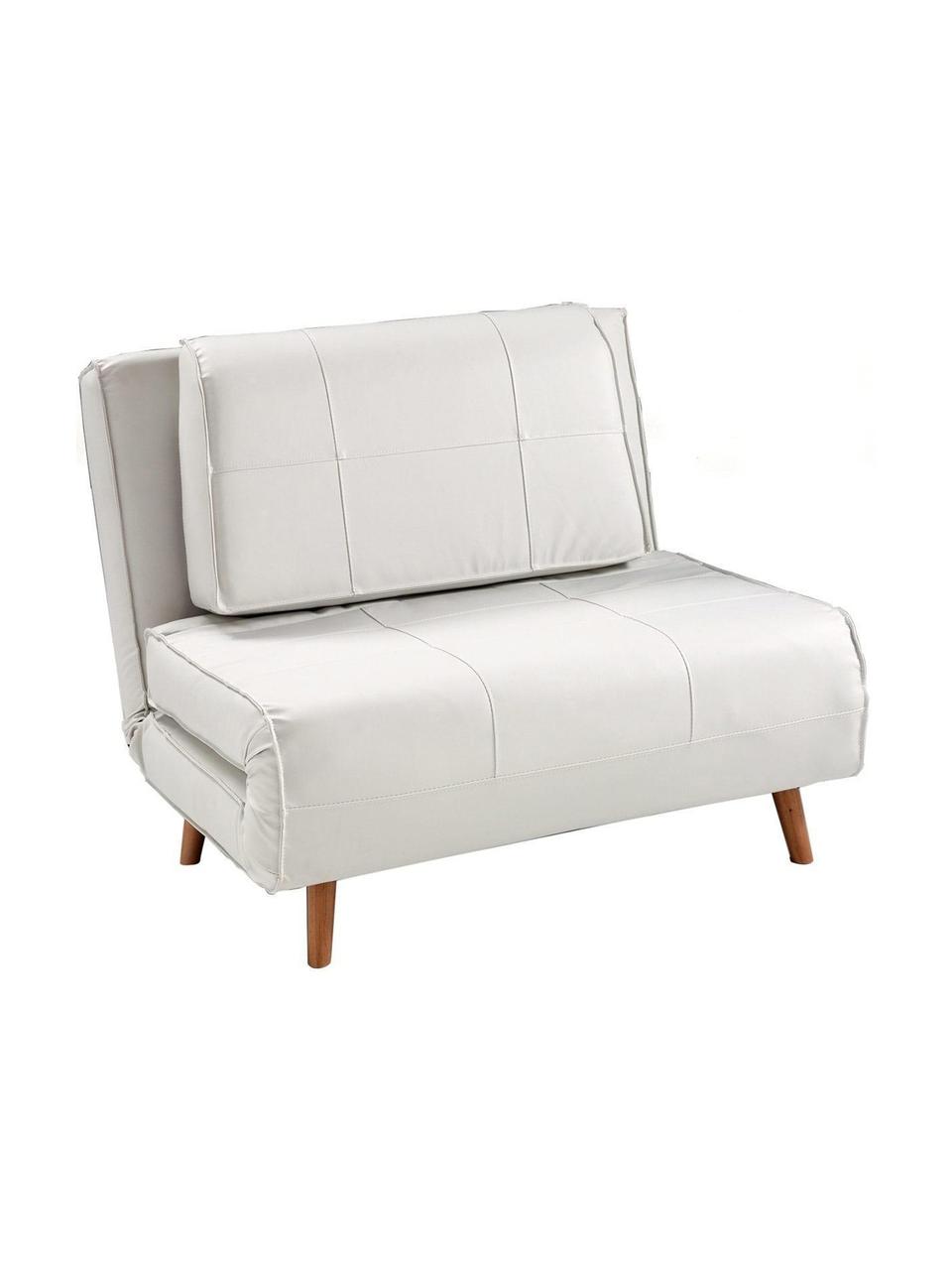 Sillón cama Shift, Ecopiel
Madera de haya, Blanco, An 85 x Al 80 cm