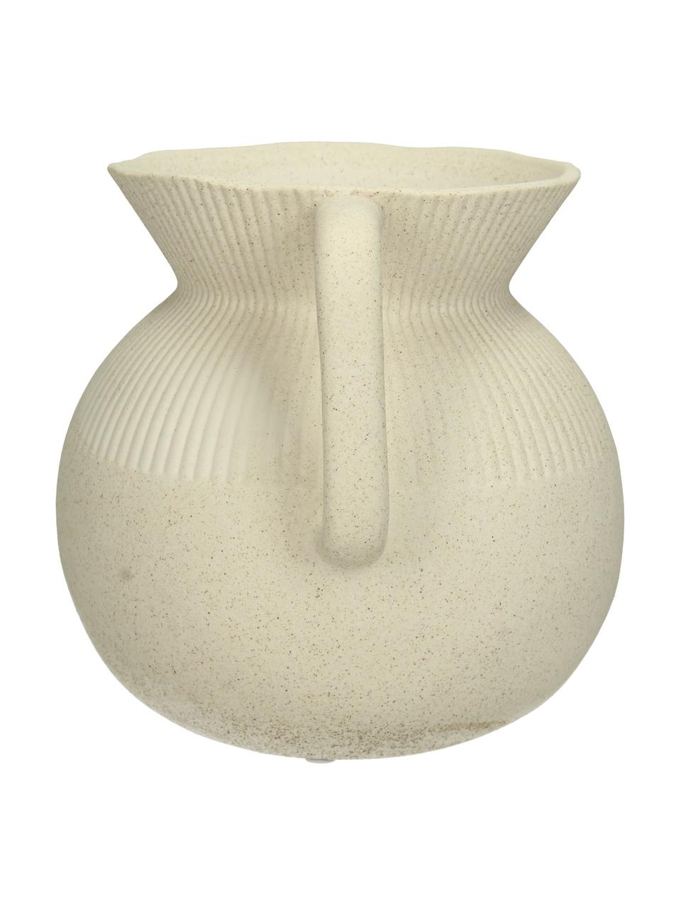 Vase Chysocolla aus Porzellan, Porzellan, Beige, 17 x 15 cm