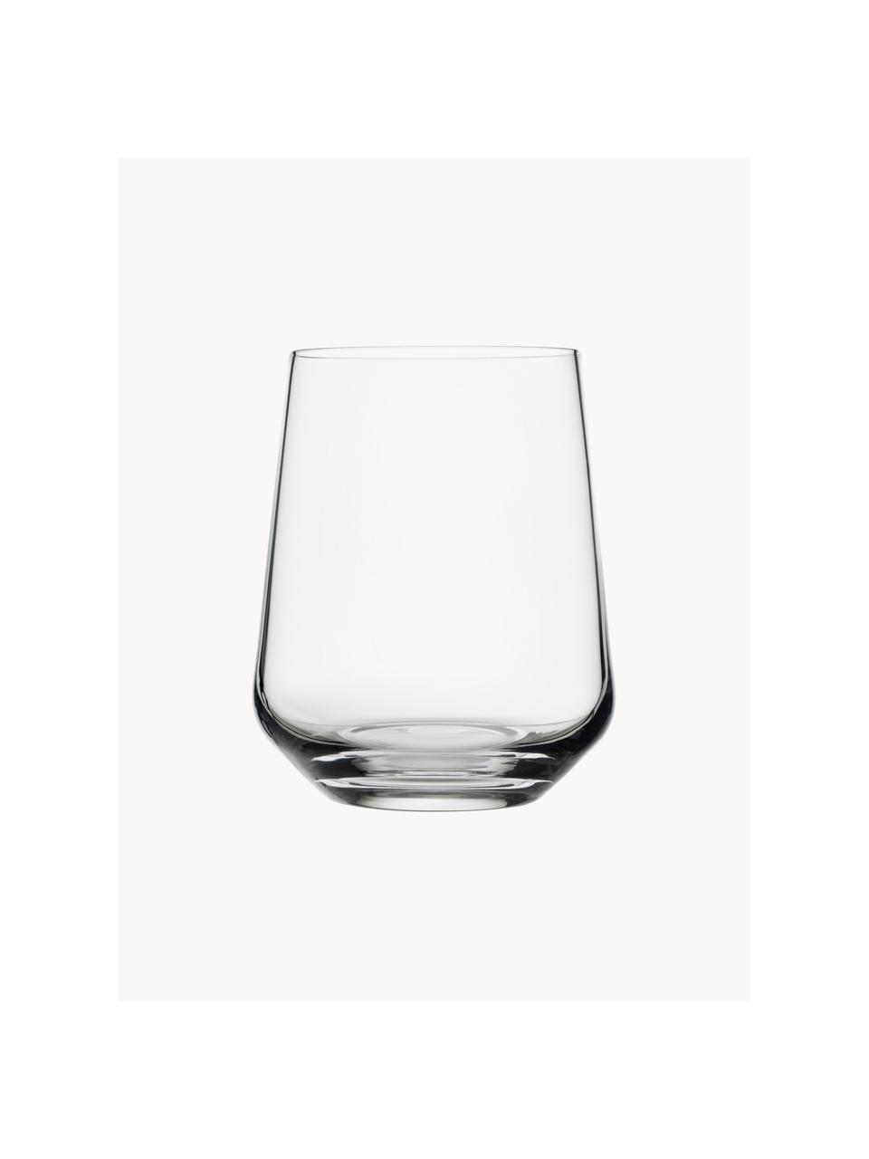 Bicchieri acqua Essence 2 pz, Vetro, Trasparente, Ø 7 x Alt. 10 cm, 350 ml