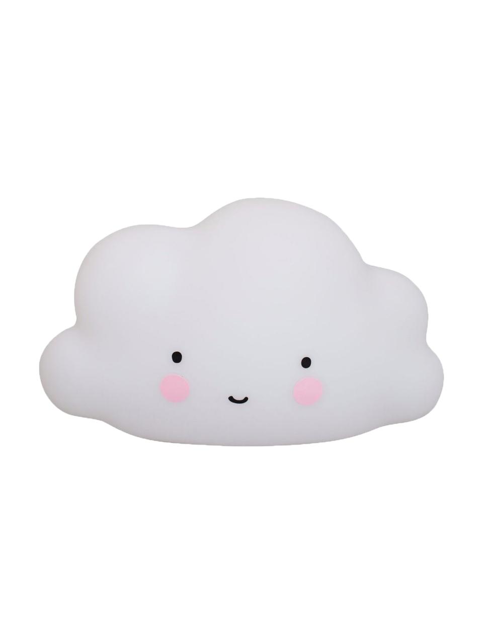 LED-Leuchtobjekt Cloud, Kunststoff, Weiß, Rosa, Schwarz, 45 x 25 cm