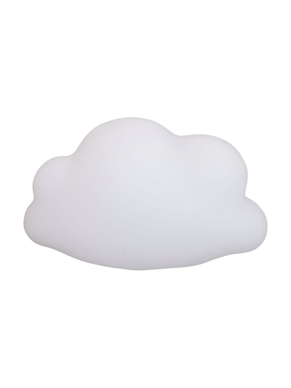 Nuvoletta a LED Cloud, Materiale sintetico, Bianco, rosa, nero, Larg. 45 x Alt. 25 cm