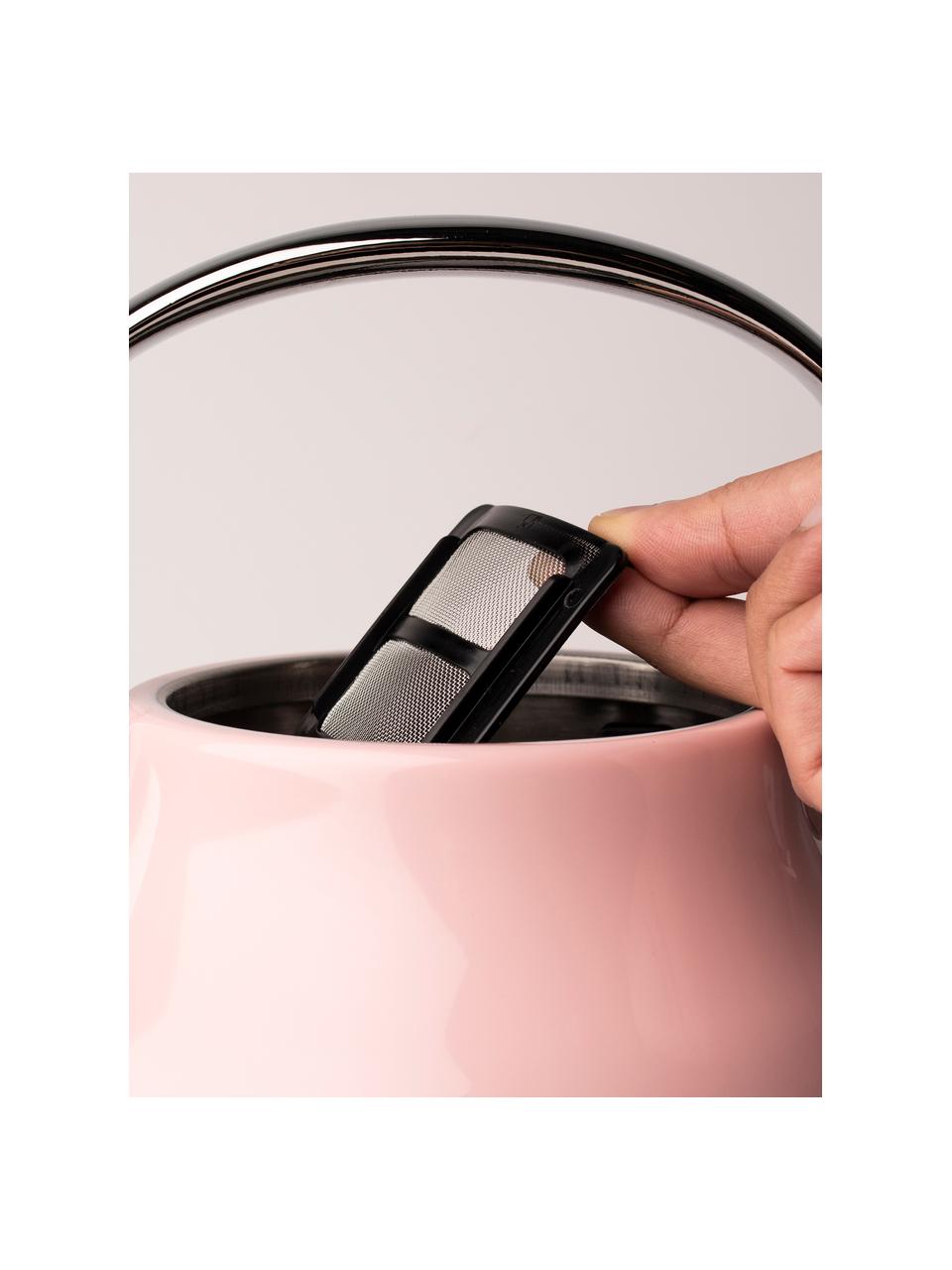Hervidor Heritage, 1,7 L, Acero inoxidable pintado, Rosa, plateado, An 24 x Al 30 cm