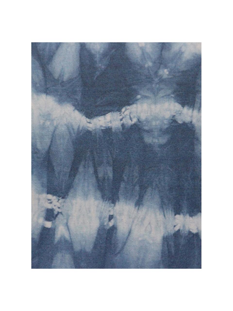 Funda de cojín Victoria, Algodón, Blanco, azul, An 40 x L 40 cm
