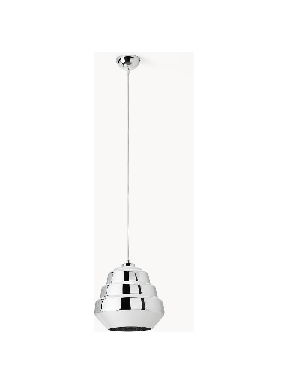 Lampa wisząca Zale, Odcienie srebrnego, Ø 27 x W 24 cm