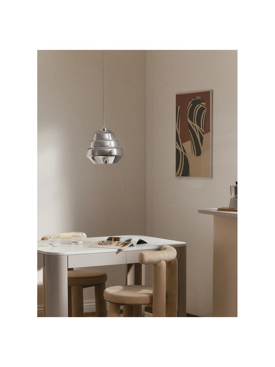 Hanglamp Zale, Zilverkleurig, Ø 27 x H 24 cm