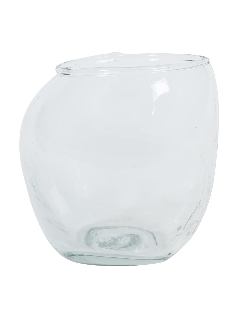 Waterglazen Unexpected van gerecycled glas, 4 stuks, Gerecycled glas, Transparant, Ø 10 x H 11 cm