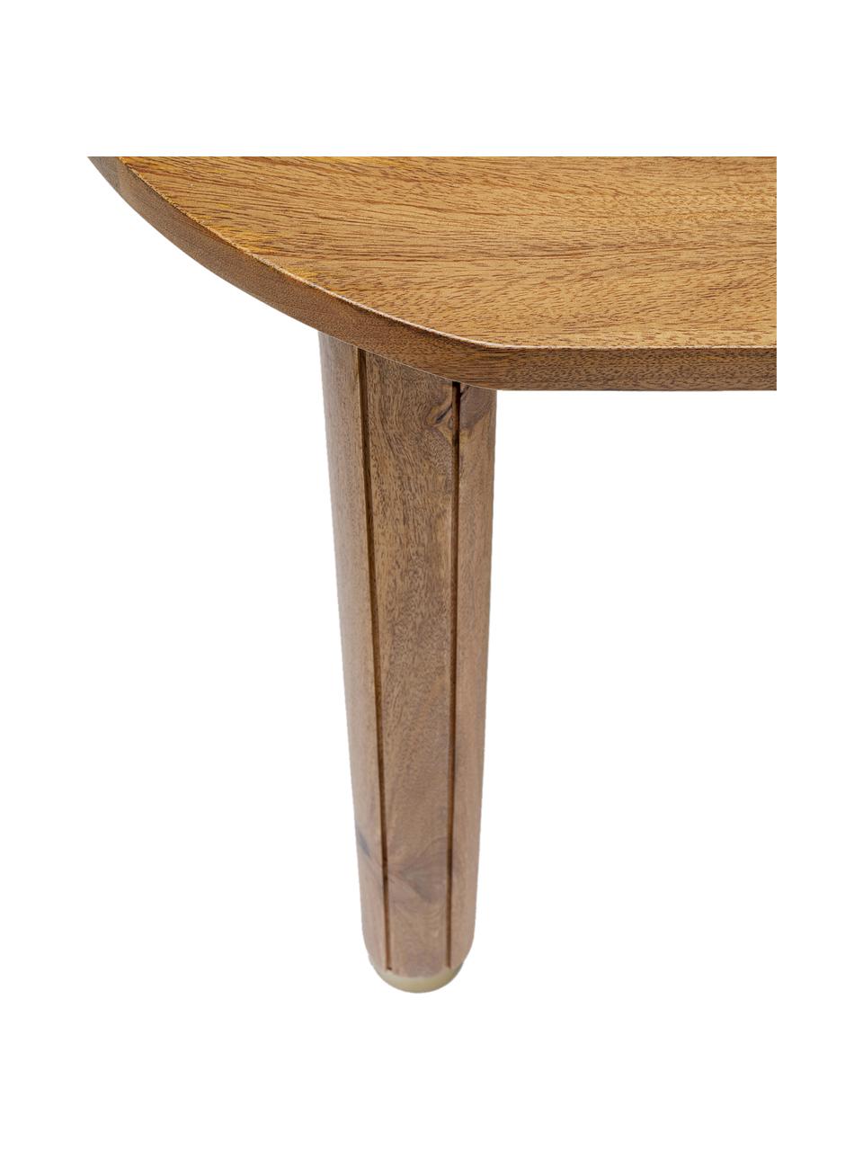 Bureau en bois de manguier Grace, Bois de manguier, enduit, larg. 110 x prof. 55 cm