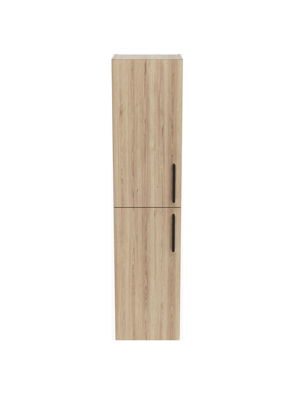 Rangement de salle de bain Orna, Brun, aspect bois, larg. 42 x haut. 180 cm