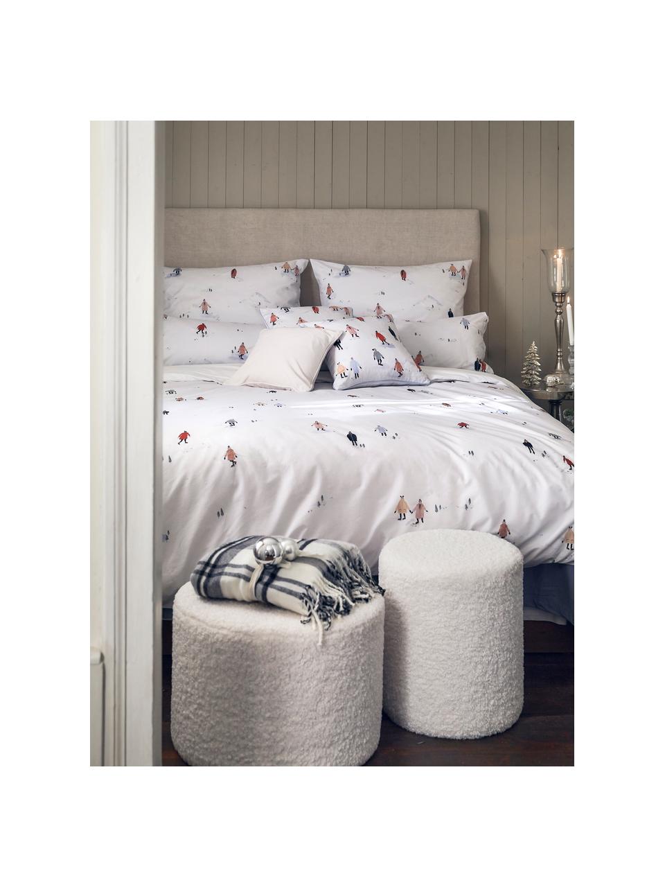 Perkálová posteľná bielizeň z organickej bavlny Ice Skater od Candice Gray, Viacfarebná