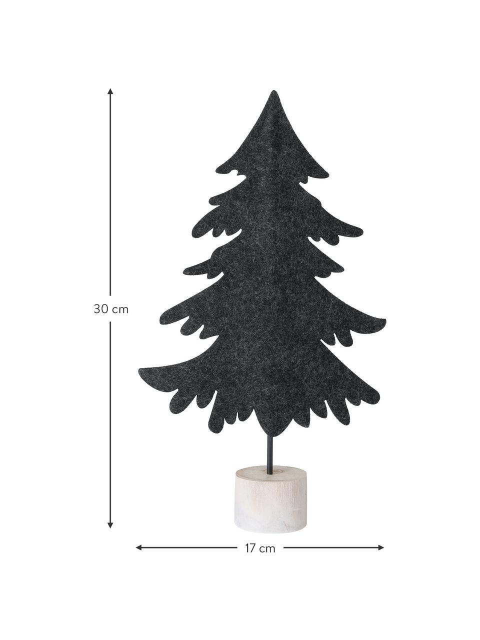Dekoratívny stromček Bento, 2 ks, Viacfarebná, Š 17 x V 30 cm
