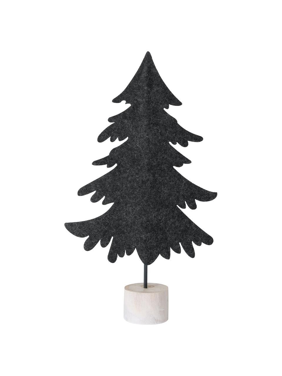 Sapin de Noël décoratif en feutre Bento, 2 élém., Multicolore, larg. 17 x haut. 30 cm