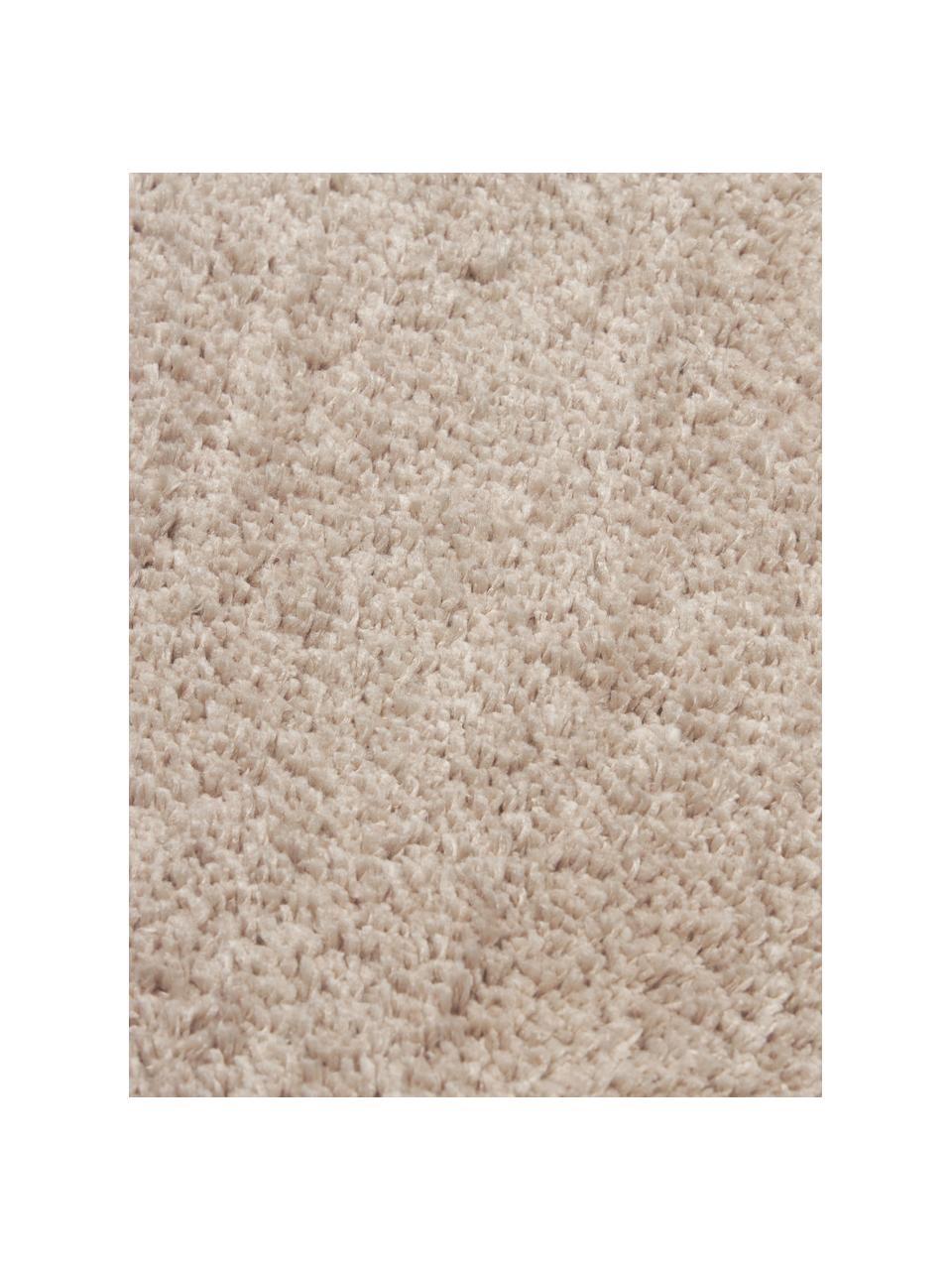 Flauschiger Hochflor-Teppich Leighton, Flor: Mikrofaser (100% Polyeste, Beige, B 120 x L 180 cm (Grösse S)