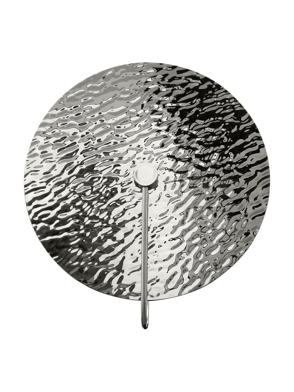 Grande applique murale Mare, Verre, Couleur chrome, Ø 40 x prof. 13 cm
