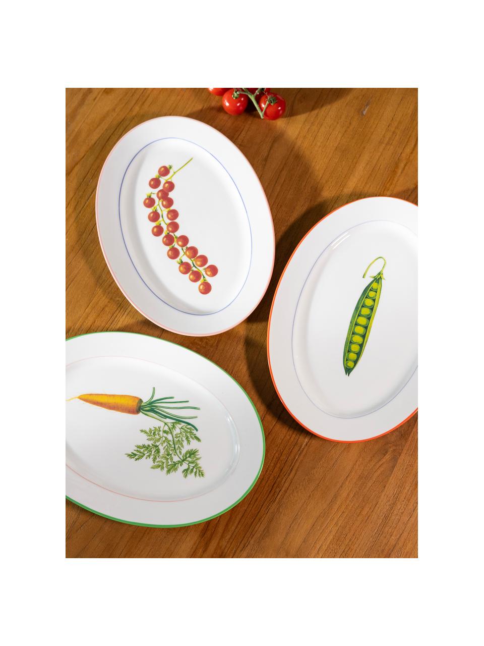 Fuente de porcelana Fine Bone China Pea, Porcelana Bone China, Guisantes, An 30 x F 21 cm