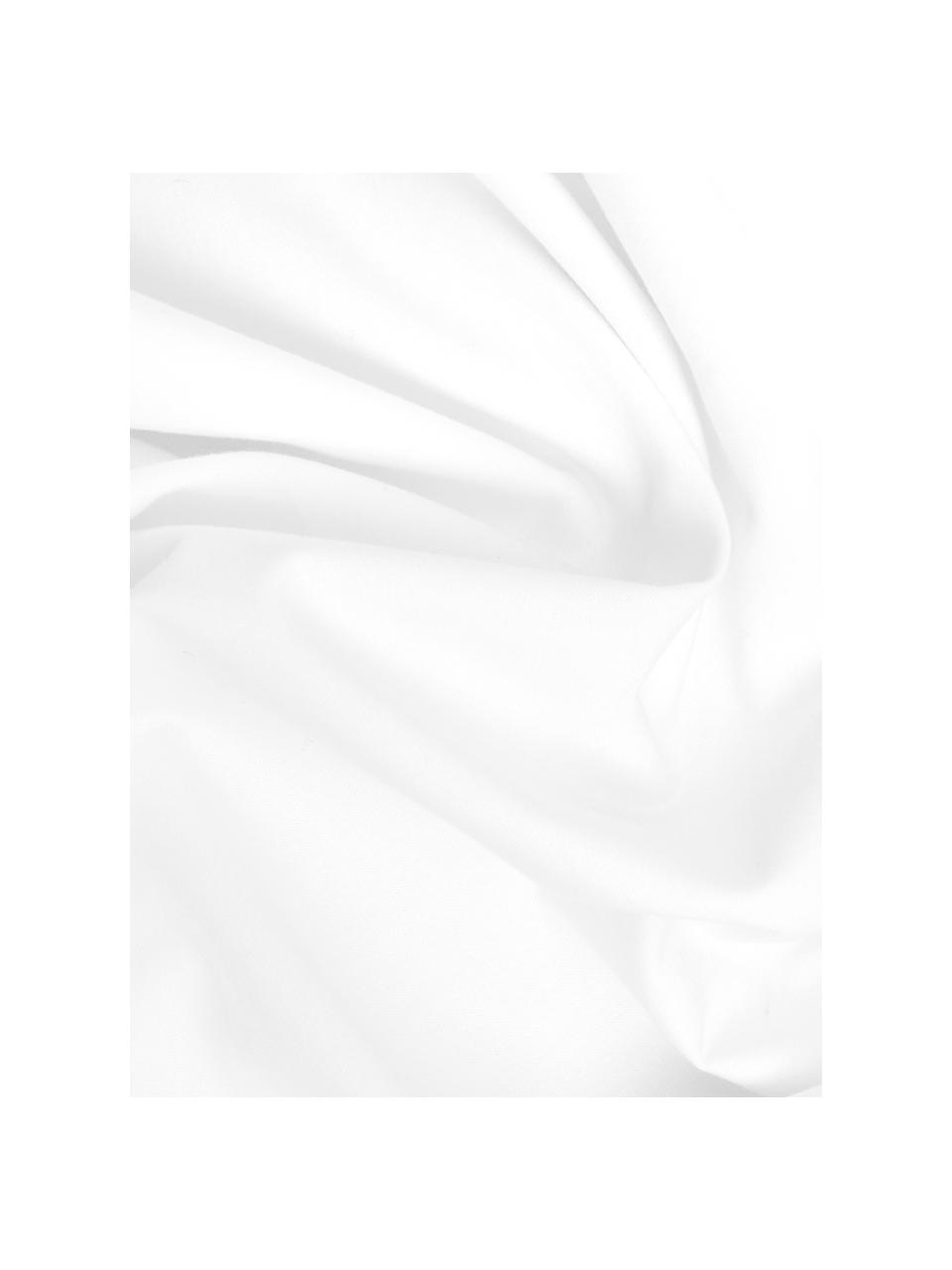Perkálový povlak na polštář Joanna, 2 ks, Bílá, šedá, Š 40 cm, D 80 cm