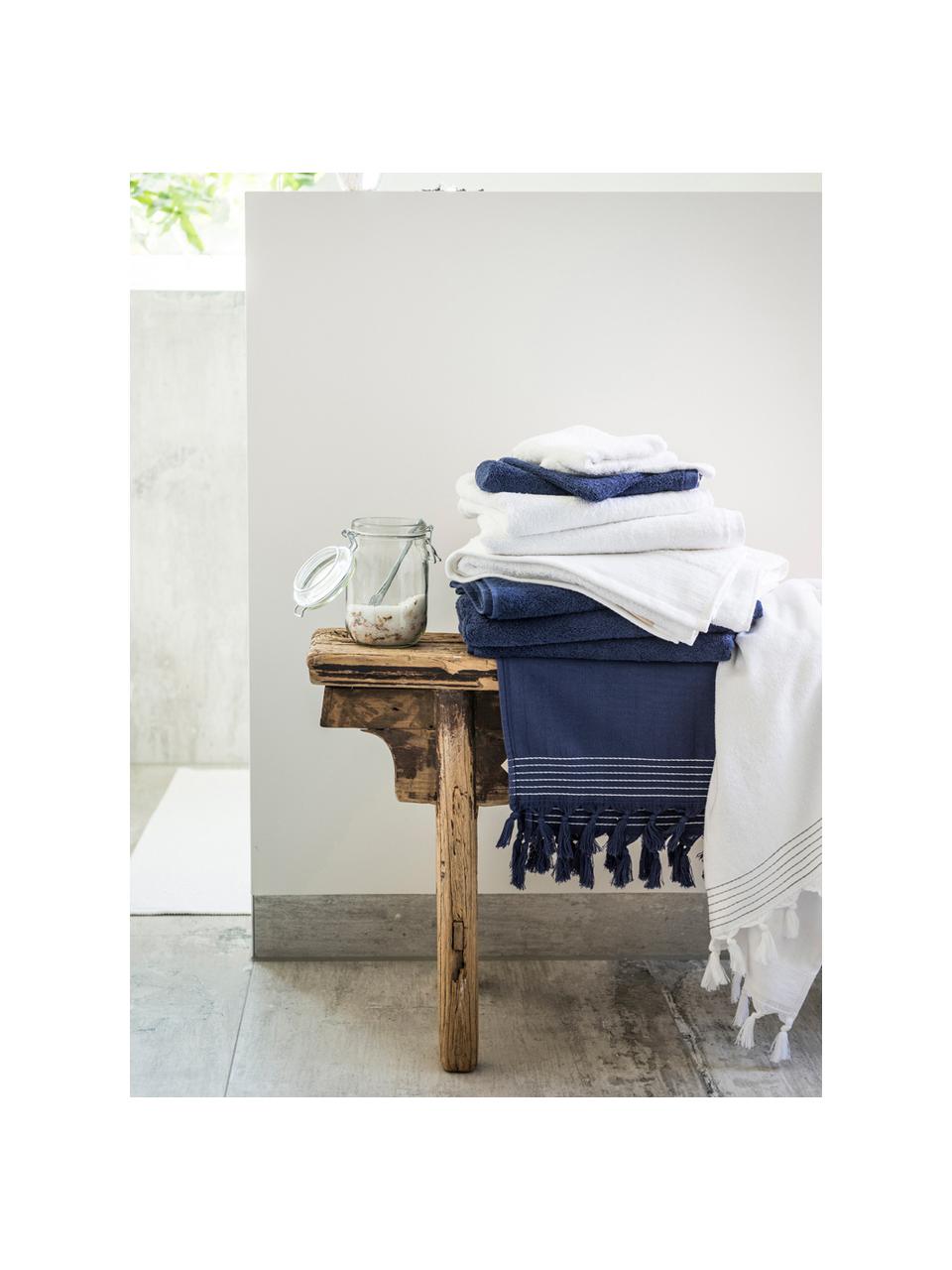 Serviette de toilette coton pur bleu marine Soft Cotton, de différentes tailles, Bleu marine, Serviette de toilette, larg. 50 x long. 100 cm 