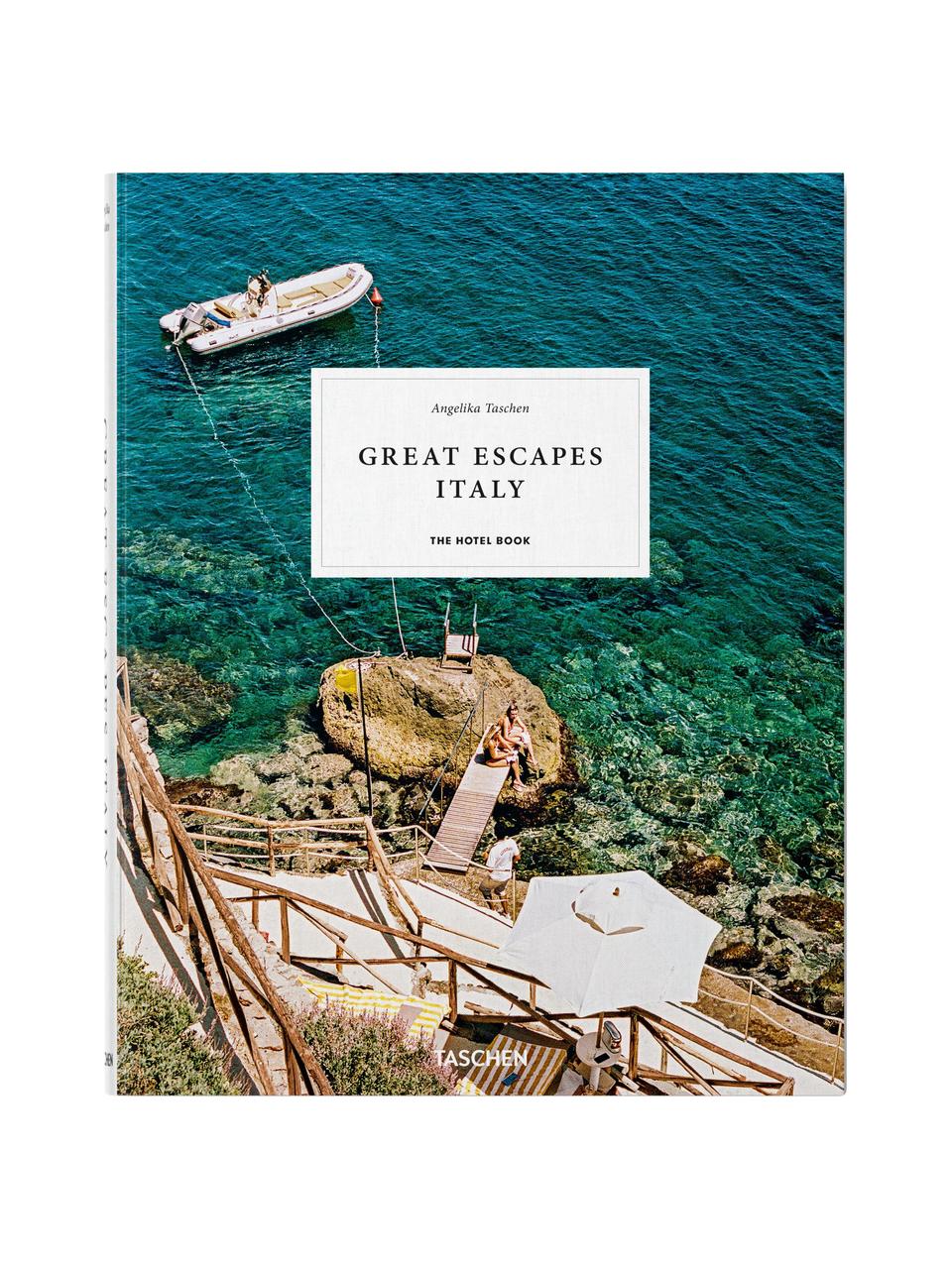 Livre photo Great Escapes Italy, Papier, couverture rigide, Bleu, multicolore, larg. 24 x long. 31 cm