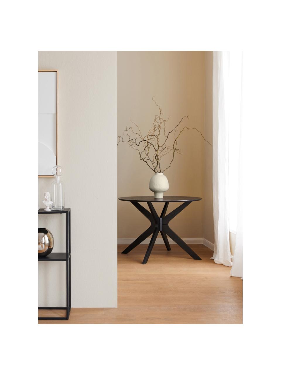 Vase design céramique fait main Saki, Céramique, Couleur crème, Ø 25 x haut. 32 cm