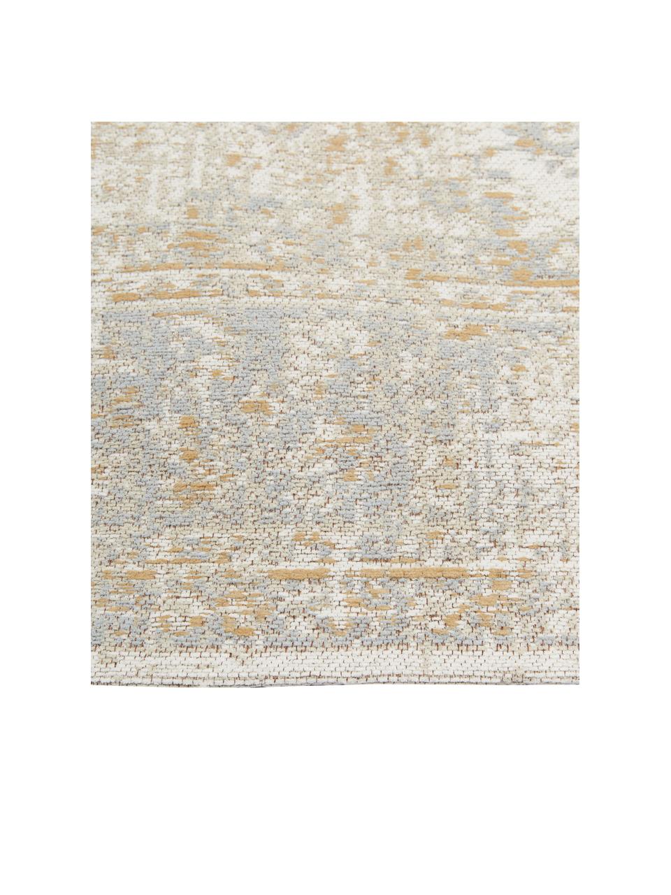 Tappeto in ciniglia tessuto a mano Loire, Retro: 100% cotone Il materiale , Tonalità beige, Larg. 160 x Lung. 230 cm (taglia M)