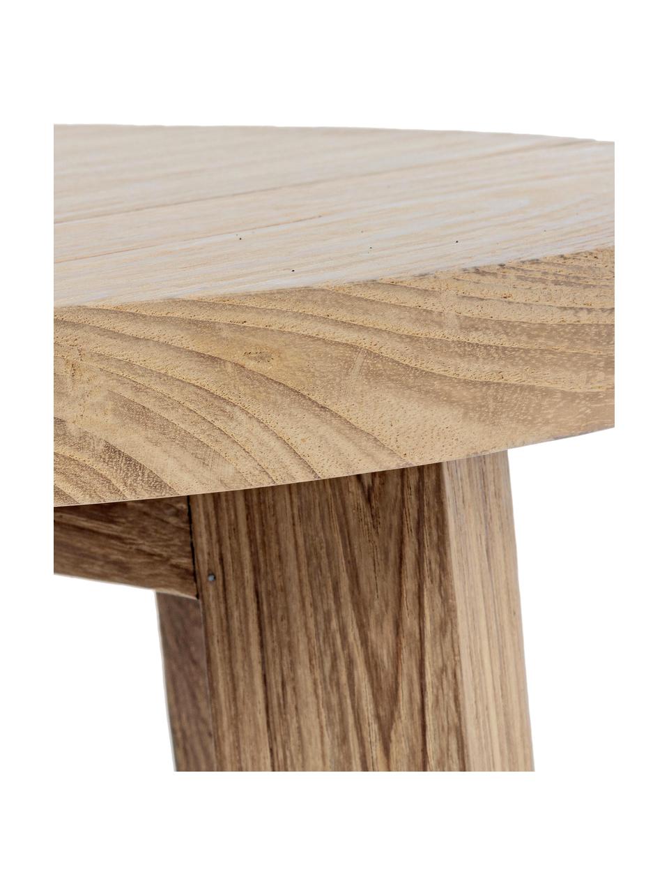 Zahradní konferenční stolek z teakového dřeva Bolivar, Lakované teakové dřevo, Teakové dřevo, Ø 50 cm, V 45 cm