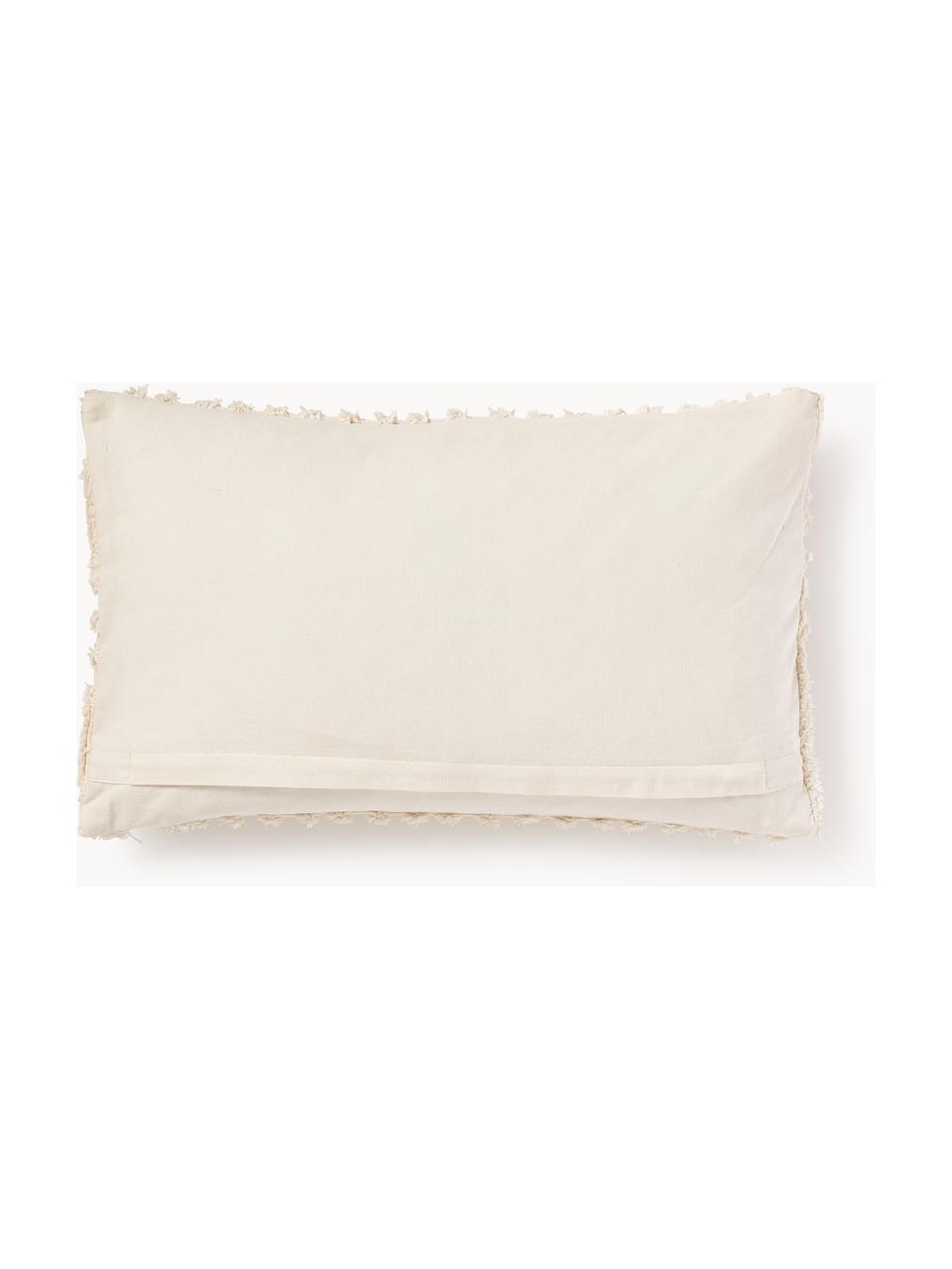 Poszewka na poduszkę z bawełny Bell, 100% bawełna, Kremowobiały, S 30 x D 50 cm