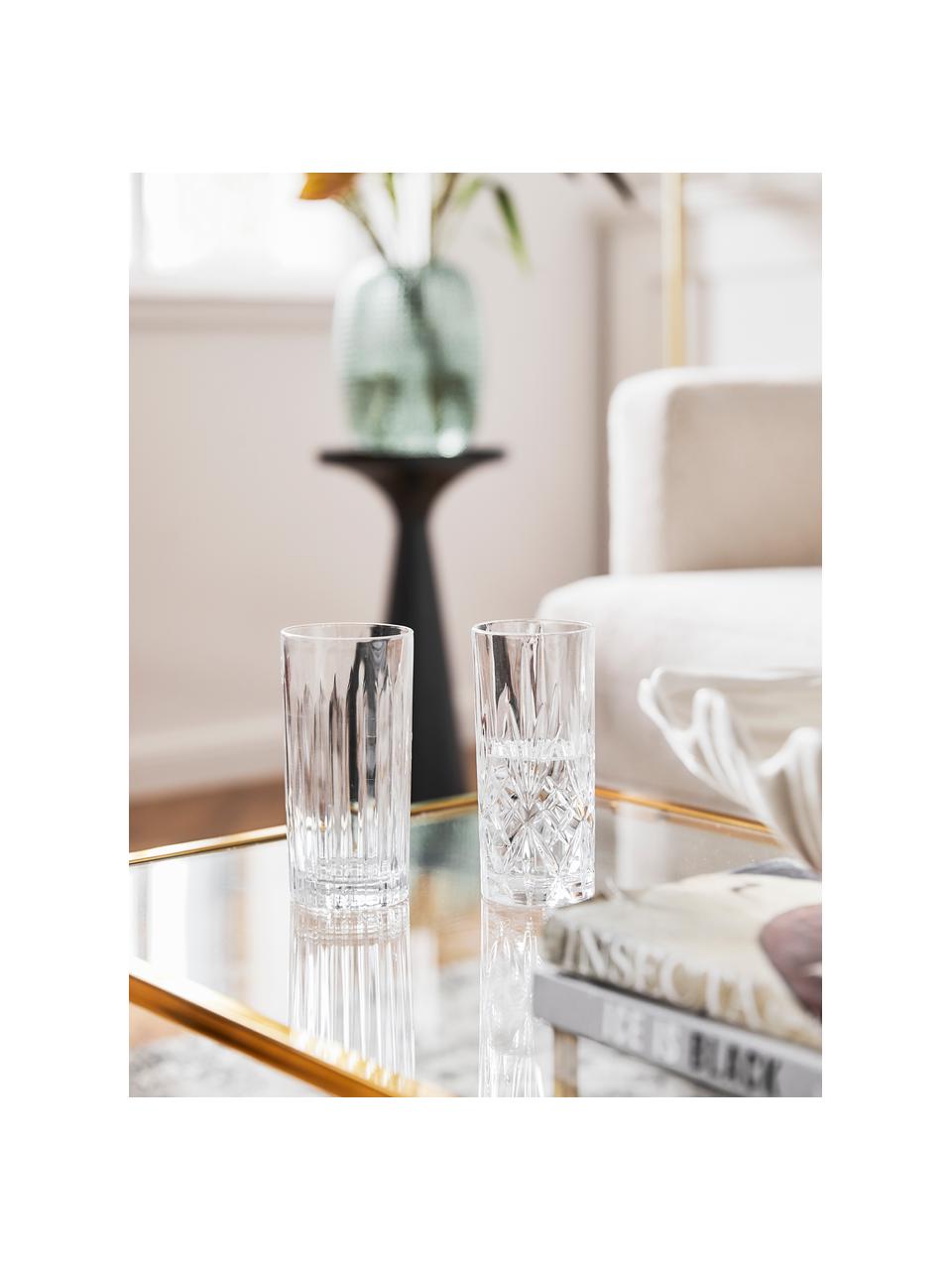 Krištáľové poháre na miešané nápoje Timeless, 6 ks, Krištáľové sklo Luxion, Priehľadná, Ø 8 x V 15 cm, 440 ml
