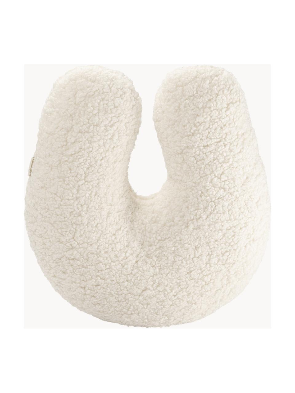U-Kissen Arch aus Teddy, Bezug: Teddy (100 % Polyester), Off White, B 38 x L 42 cm