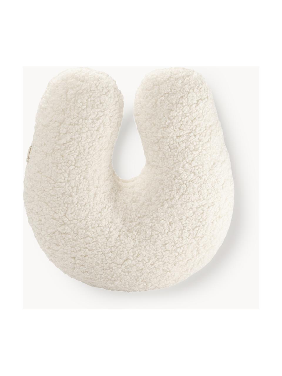 Coussin en peluche U Arch, Blanc cassé, larg. 38 x long. 42 cm